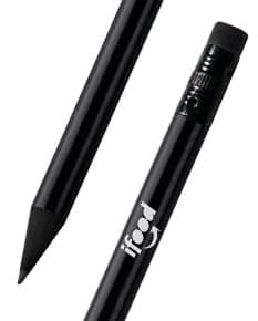 Lápis com borracha para escrita e desenho de alta qualidade. Ideal para uso escolar, profissional e artístico. Confeccionado em metal resistente e ponta precisa. Adquira já o seu!