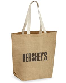 Sacola de burlap marrom elegante para compras e presentes - Acesse nossa loja e adquira a sua sacola de juta resistente e fashion. Ideal para embalagens e transporte de presentes com estilo.