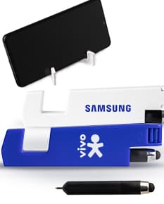 Suporte para celular de design moderno e prático, ideal para manter seu dispositivo seguro e em posição ideal durante o uso. A solução perfeita para otimizar sua experiência digital! Aproveite já!