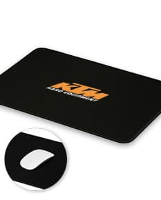 Mouse pad de couro marrom com design retro. Objeto de tecnologia para melhorar o desempenho do mouse em laptops e computadores. Ideal para estudo, trabalho e compras online.
