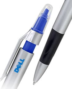 Caneta plástica de alta qualidade com marca texto integrado, perfeita para escrita e marcação de documentos. Ideal para uso no escritório, escola ou em casa. Alta durabilidade e design moderno. Adquira já a sua!