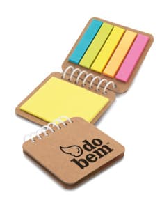Bloco de Anotações em Papel Kraft - Ideal para o escritório ou para levar em reuniões. Feito de material resistente, perfeito para suas anotações diárias. Adquira já o seu!