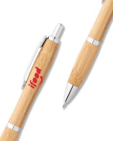 Caneta esferográfica de bambu: ideal para escrita criativa e sustentável. Feita de material ecológico, perfeita para uso no escritório, escola ou em casa. Garanta já a sua!