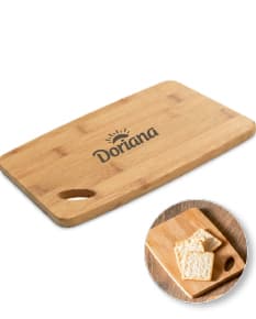 Tábua de queijos em papelão vintage para presentear. Ótima opção de brinde corporativo. Produto de alta qualidade e design diferenciado. Aproveite!
