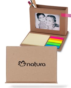 Bloco de Anotações em Papel Kraft Reciclado - Perfeito para organizar suas ideias e lembretes de forma sustentável. Ideal para o seu negócio ou para presentear alguém especial. Garanta já o seu!