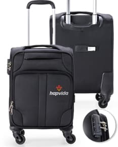 Mala de Bordo 30 Litros em design moderno e resistente, feita de couro e metal. Possui alça e rodinhas para facilitar o transporte. Ideal para viagens de negócios e armazenamento de equipamentos eletrônicos.