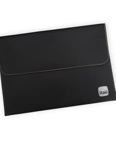 Pasta envelope de couro vintage para organização de documentos. Ideal para escritório, negócios e estudos. Design retro e grunge, com textura envelhecida. Perfeito para armazenar memórias e lembranças. Adquira já a sua!